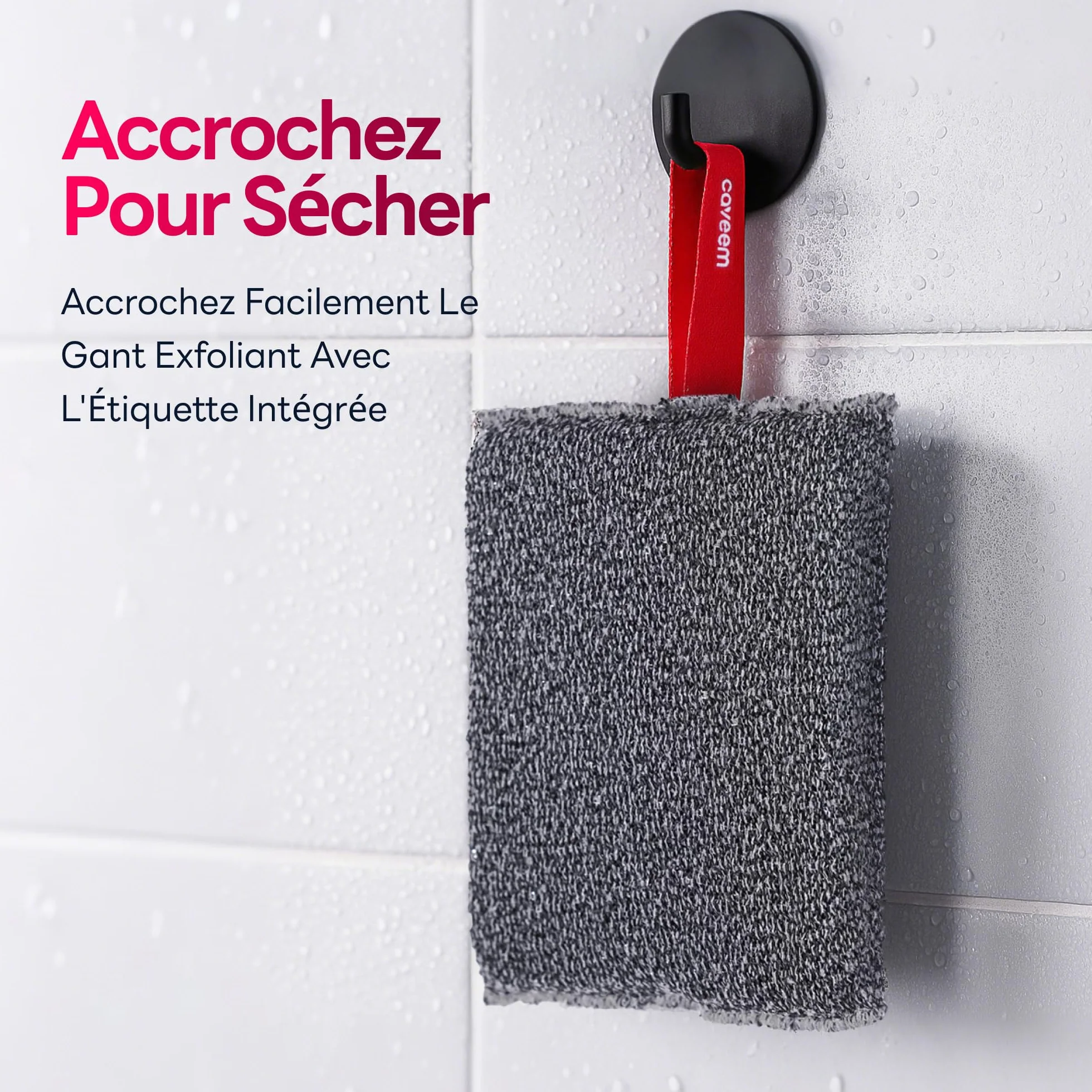 Éponge exfoliante pour le corps 2pcs