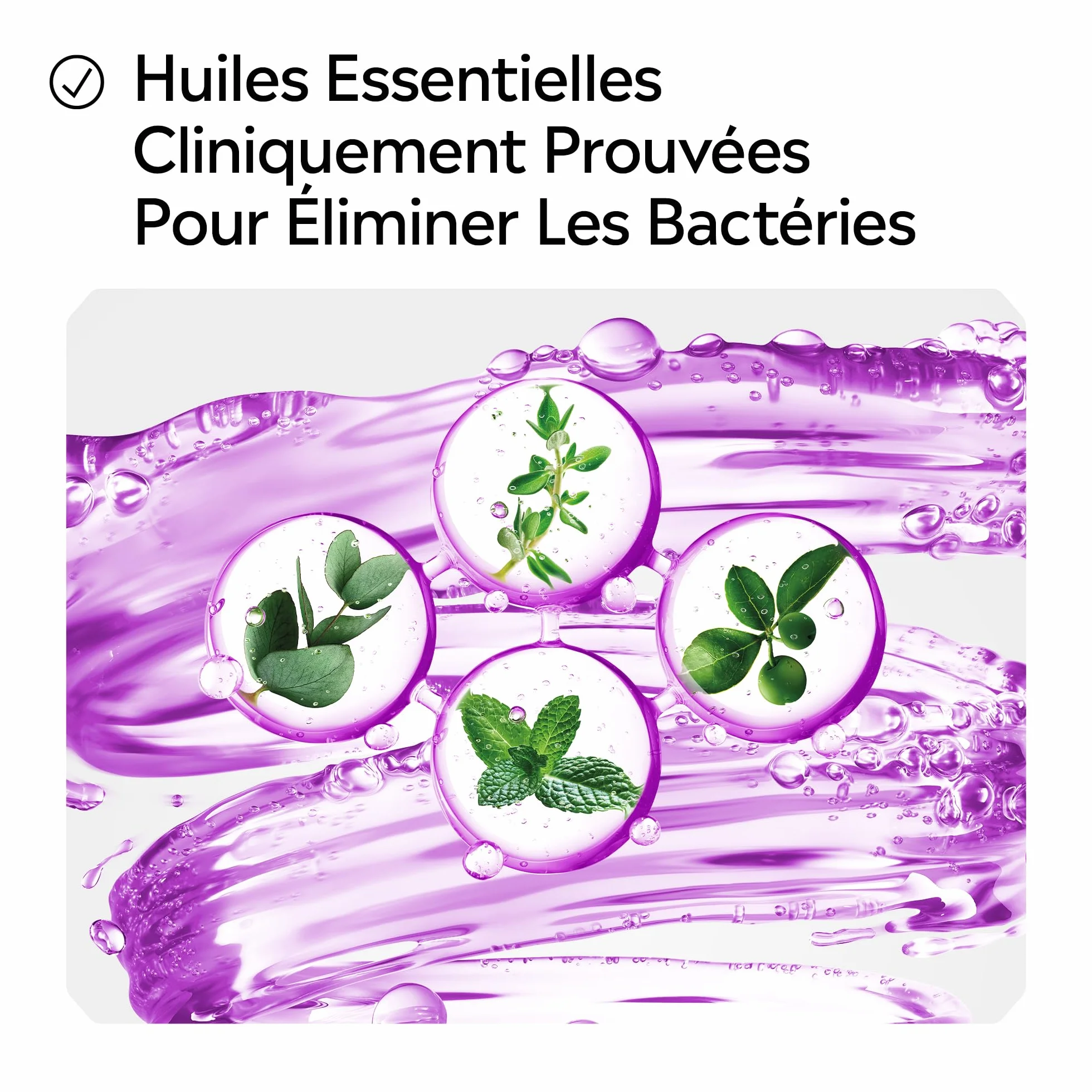 Listerine Bain de Bouche Quotidien Total Care 500 ml Protection Émail 10 Bénéfices en 1