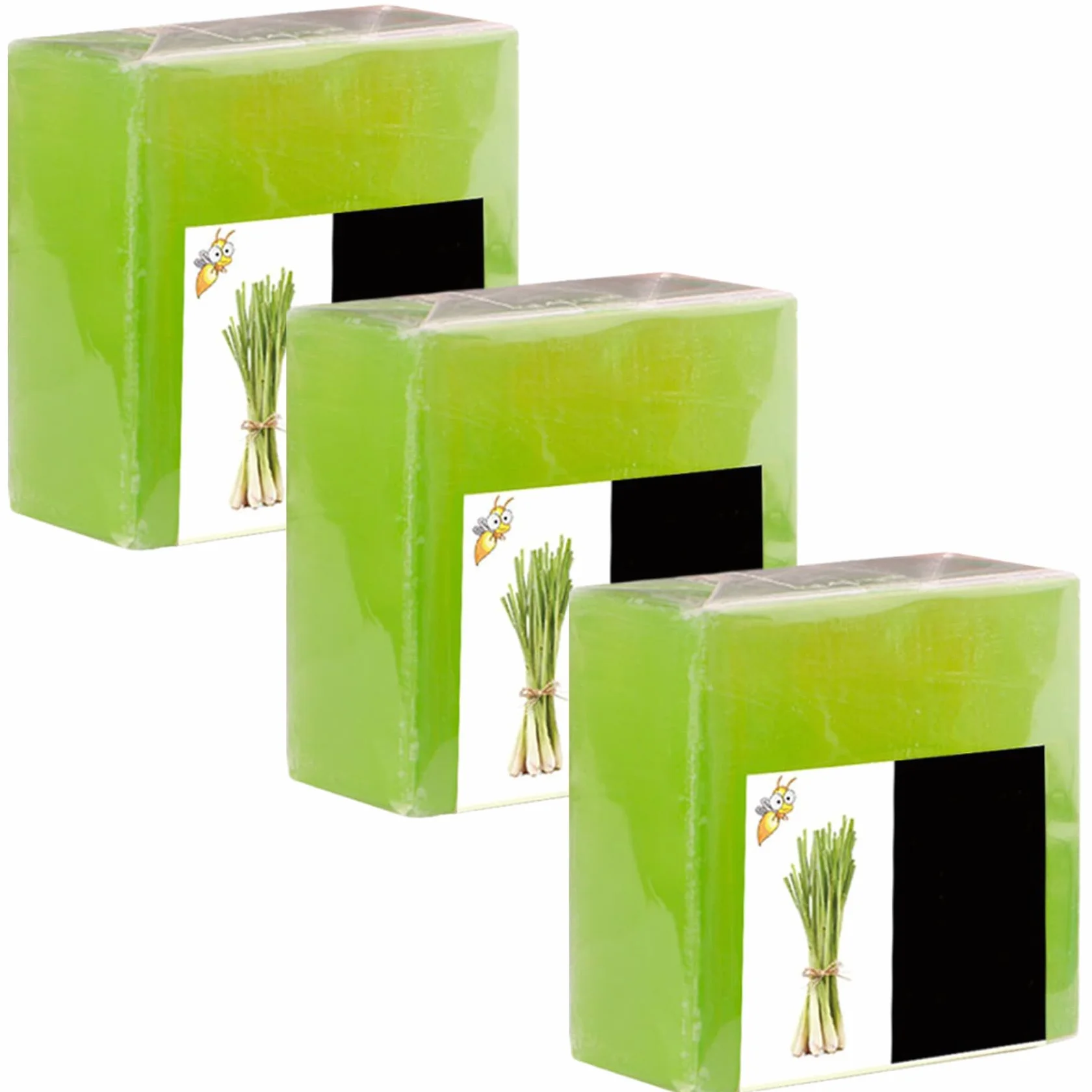 Savon Citronella Naturel 100g 3pcs pour le Corps et le Visage