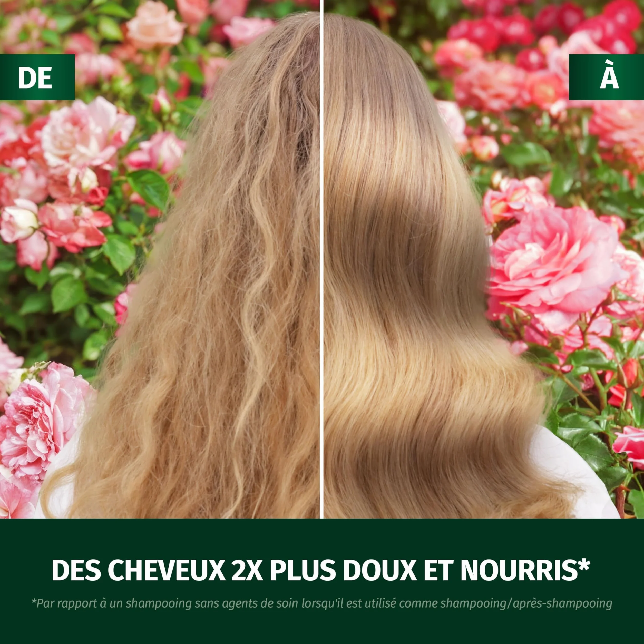 Herbal Essences Parfum Rose Douceur Spray Léger Tout-En-Un 145ml Démêle Nourrit Anti Frisottis Répare Protège Chaleur Éclat