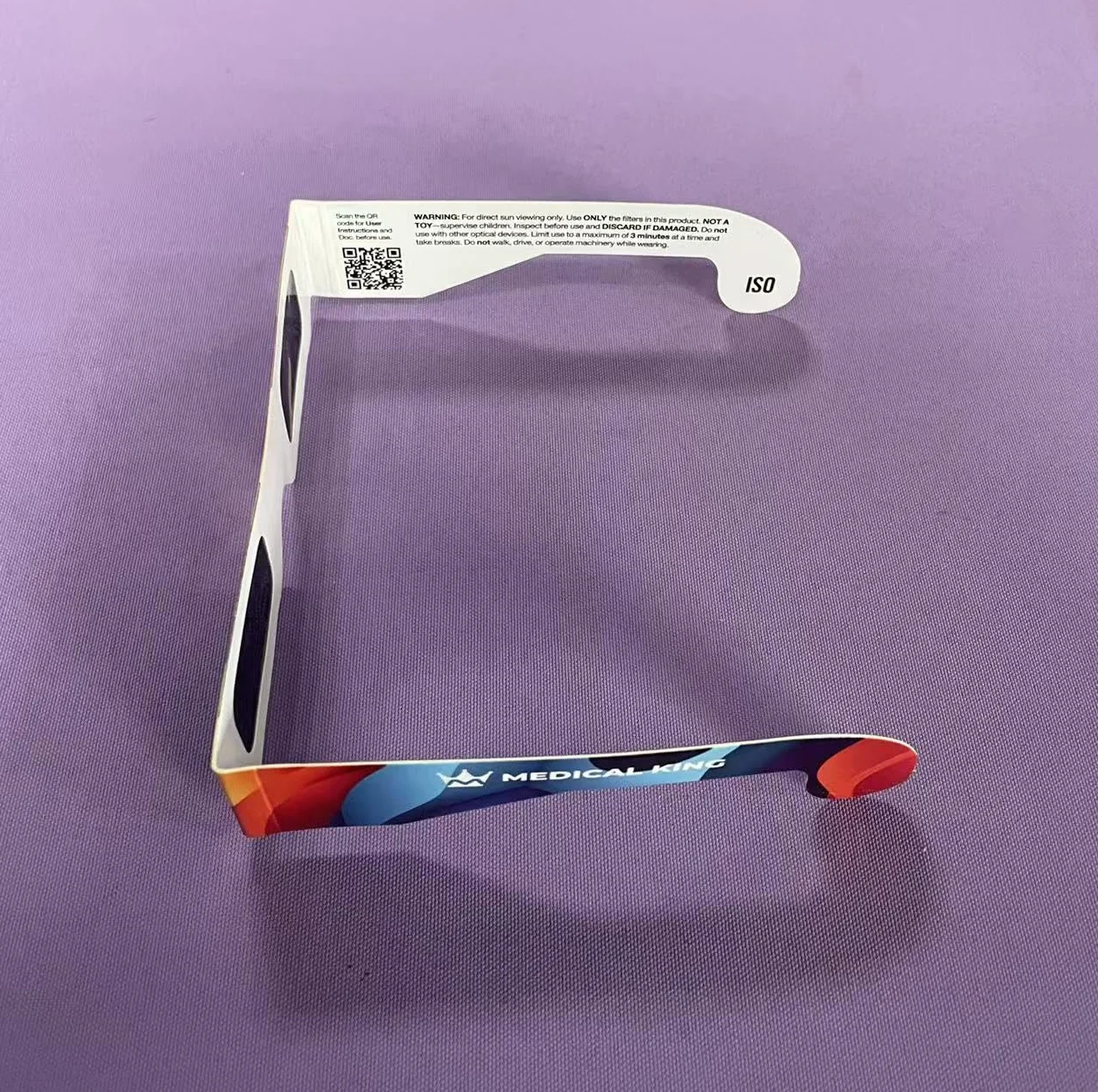 Lunettes Eclipse Solaire ISO 12312-2 Lot de 2/12/20 Paires avec Filtres Solaires Smartphone Protection des Yeux