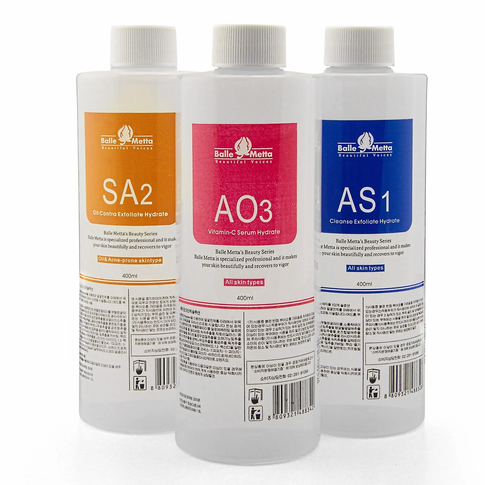 Soins de la peau facial beauté Aqua Peel solution 400ml par bouteille visage nettoyant et hydratant Elitzia ETYYS123
