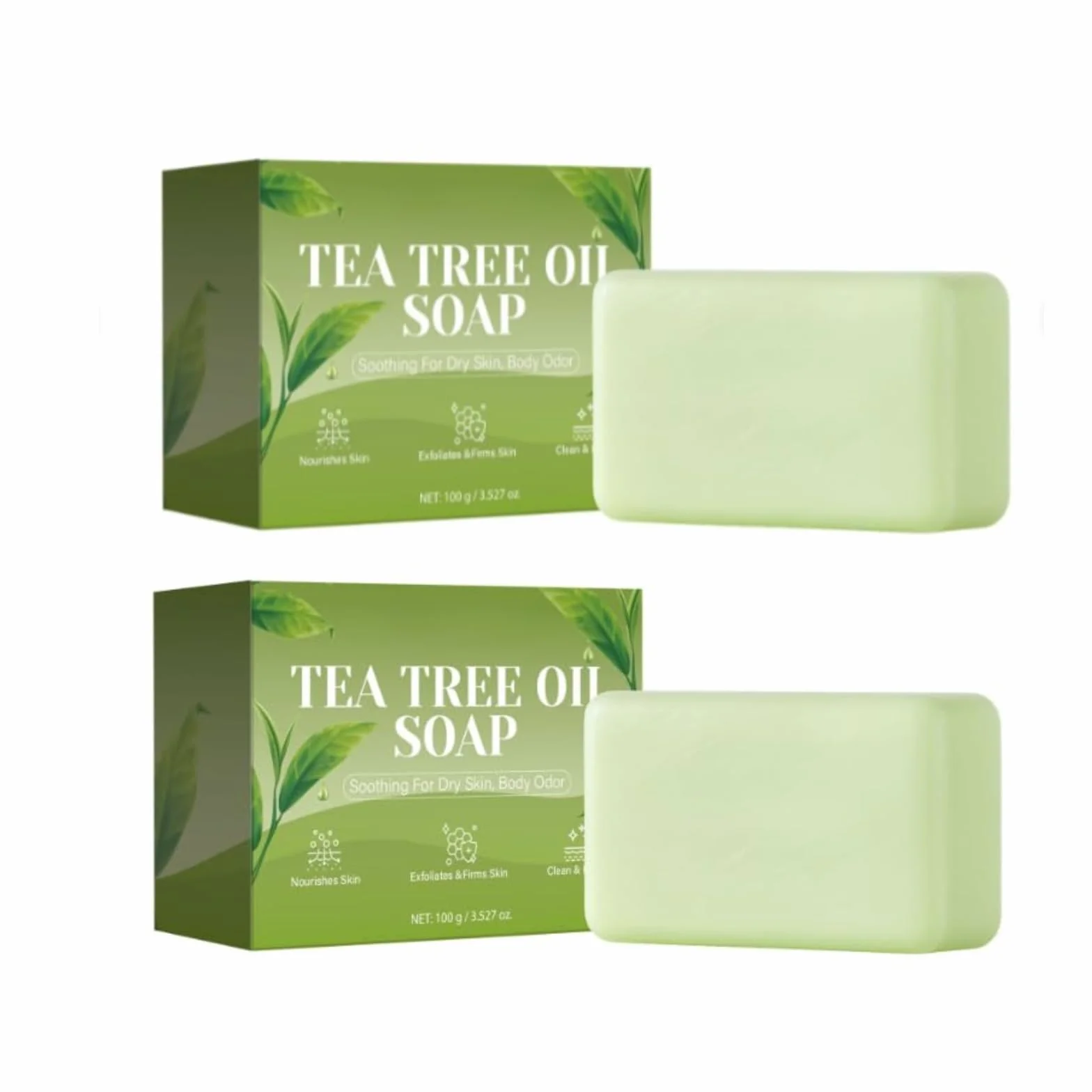 Savon Anti-mycoses Verdalyae Vert 2 pièces