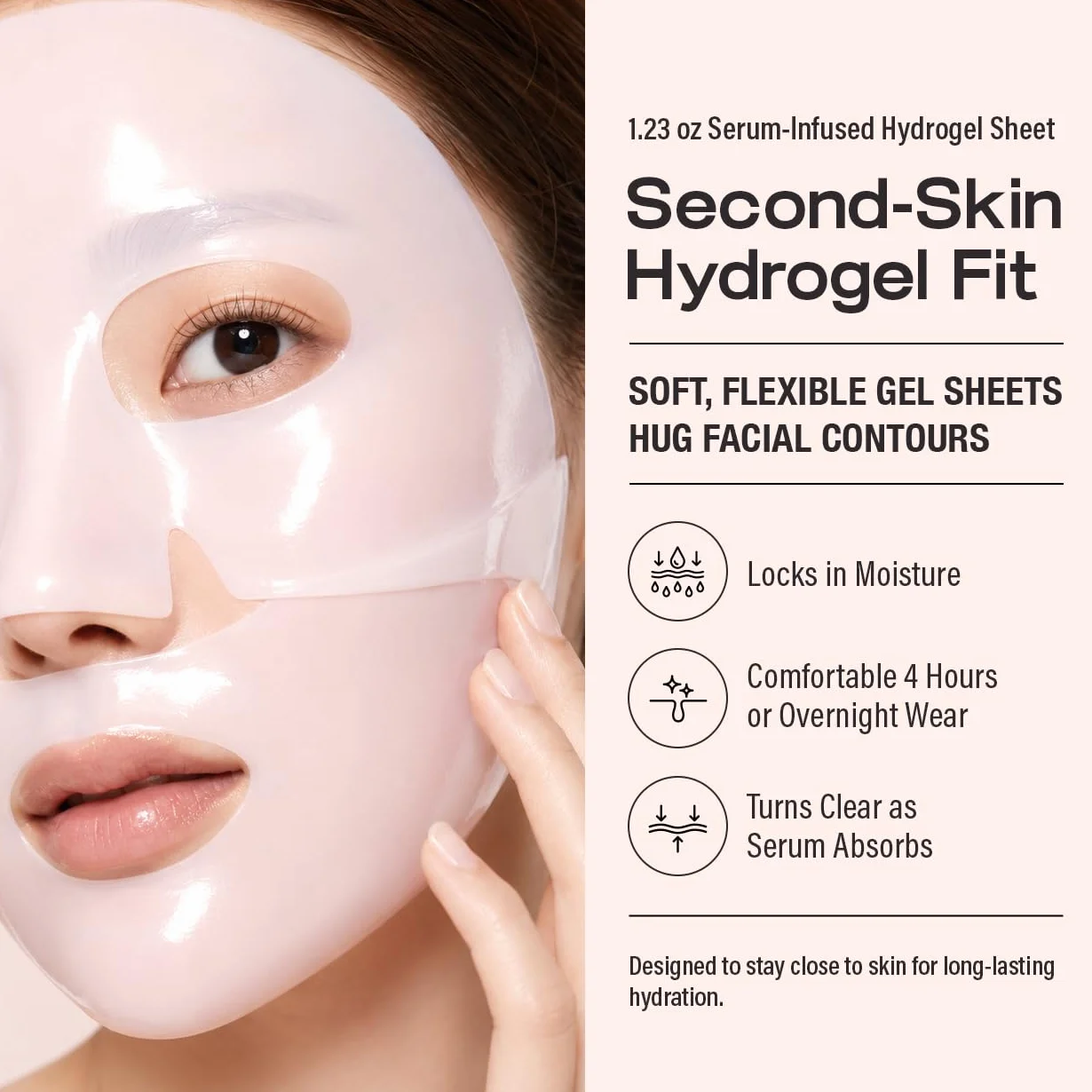 Masque Collagène Visage Coréen Hydrafuse 4H Anti Rides Effet Glass Skin