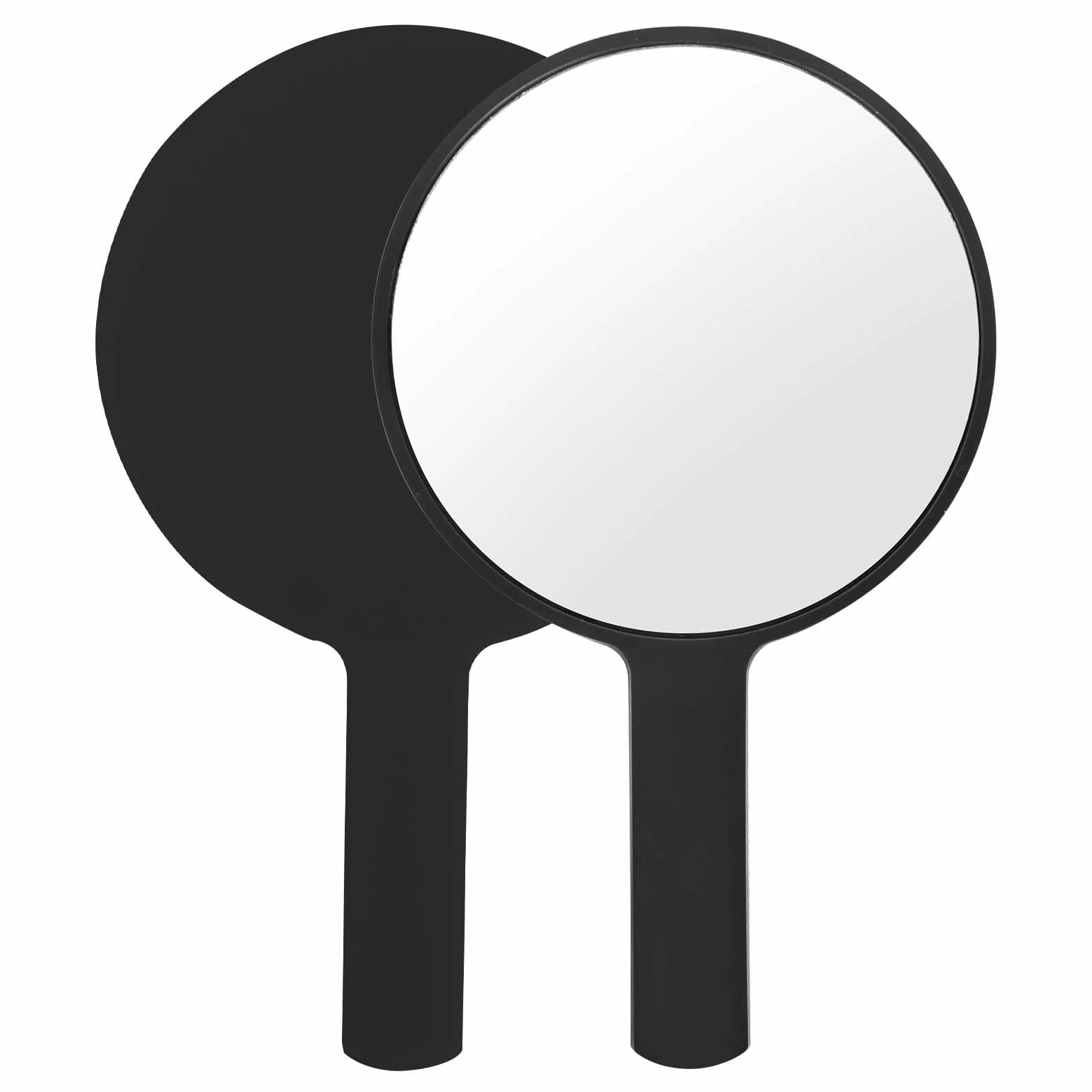 Miroir à Main Professionnel Ronde Noir pour Maquillage Voyage