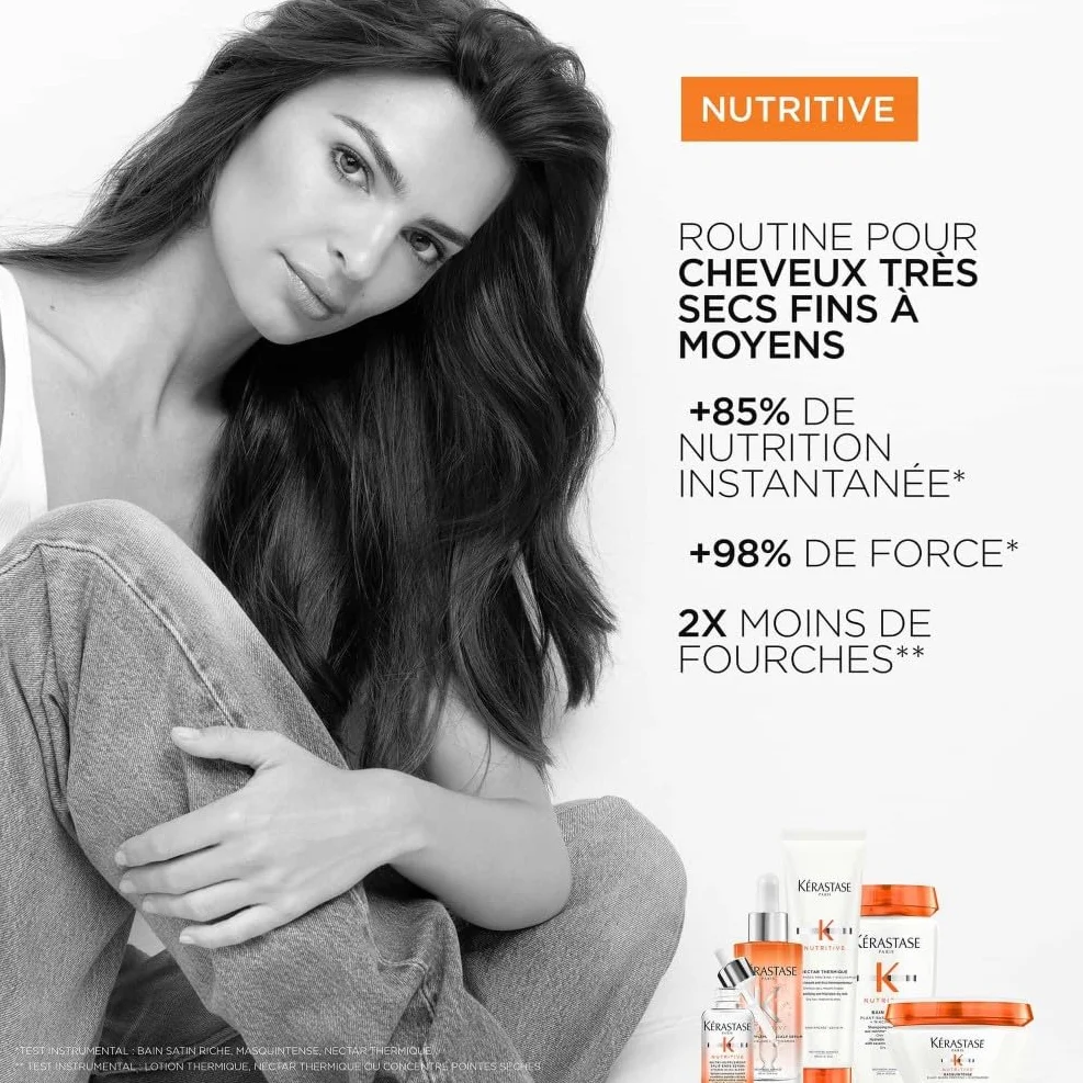 KÉRASTASE Nutritive Masquintense Masque Nourrissant 200 ml Cheveux Secs Abîmés