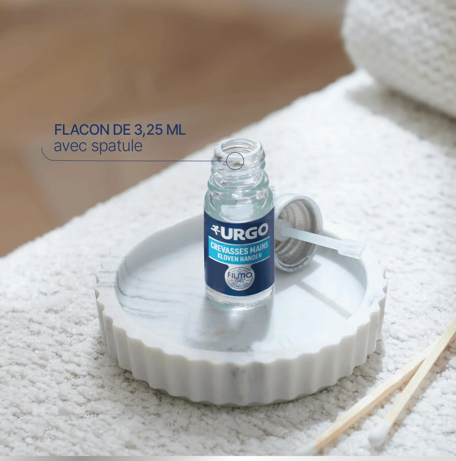 Urgo Pack duo Santé et Soin des Mains Filmogel mains crevassées 3,25 ml Crème miel mains abimées 50 ml