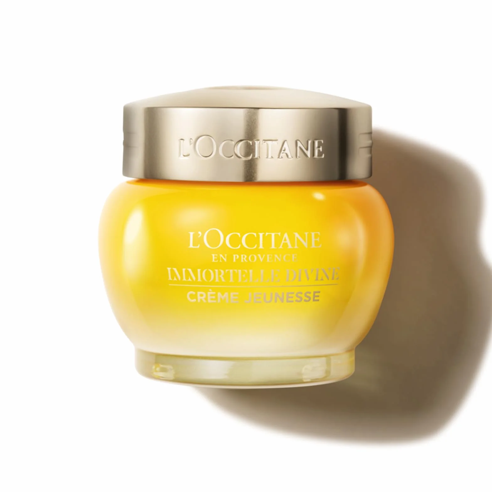 L'OCCITANE - Crème Visage Jeunesse Immortelle Divine - 50 ml | Tous types de peau - Hydrate et réduit les signes visibles de l'âge - Fabriqué en France