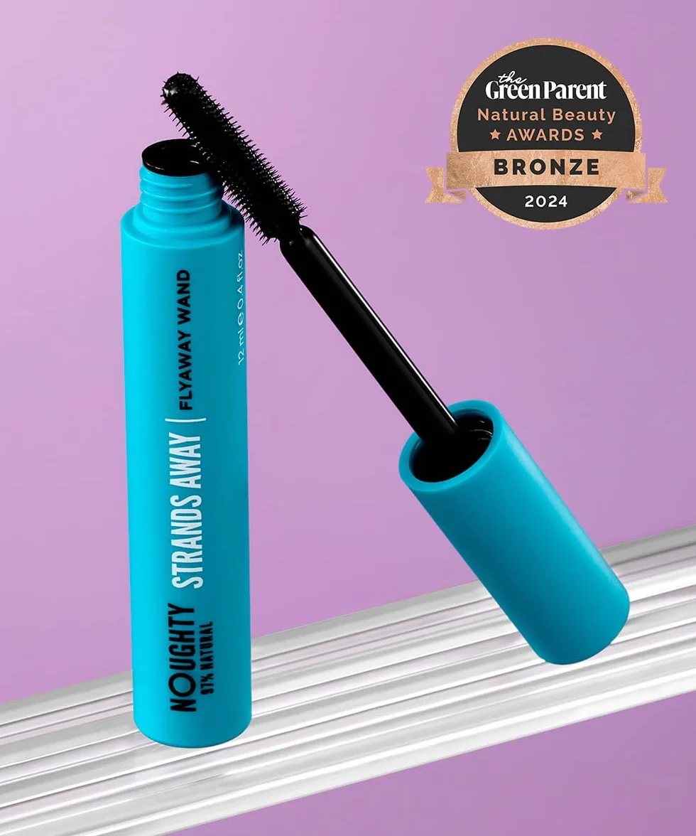 Noughty 97% Frizz Natural Frizz Magic Strands Away Flyaway Wand, Contrôle les cheveux et les sourcils crépus, Finition lisse et non grasse, à l’huile de marula et à l’huile de noix de coco 12ml