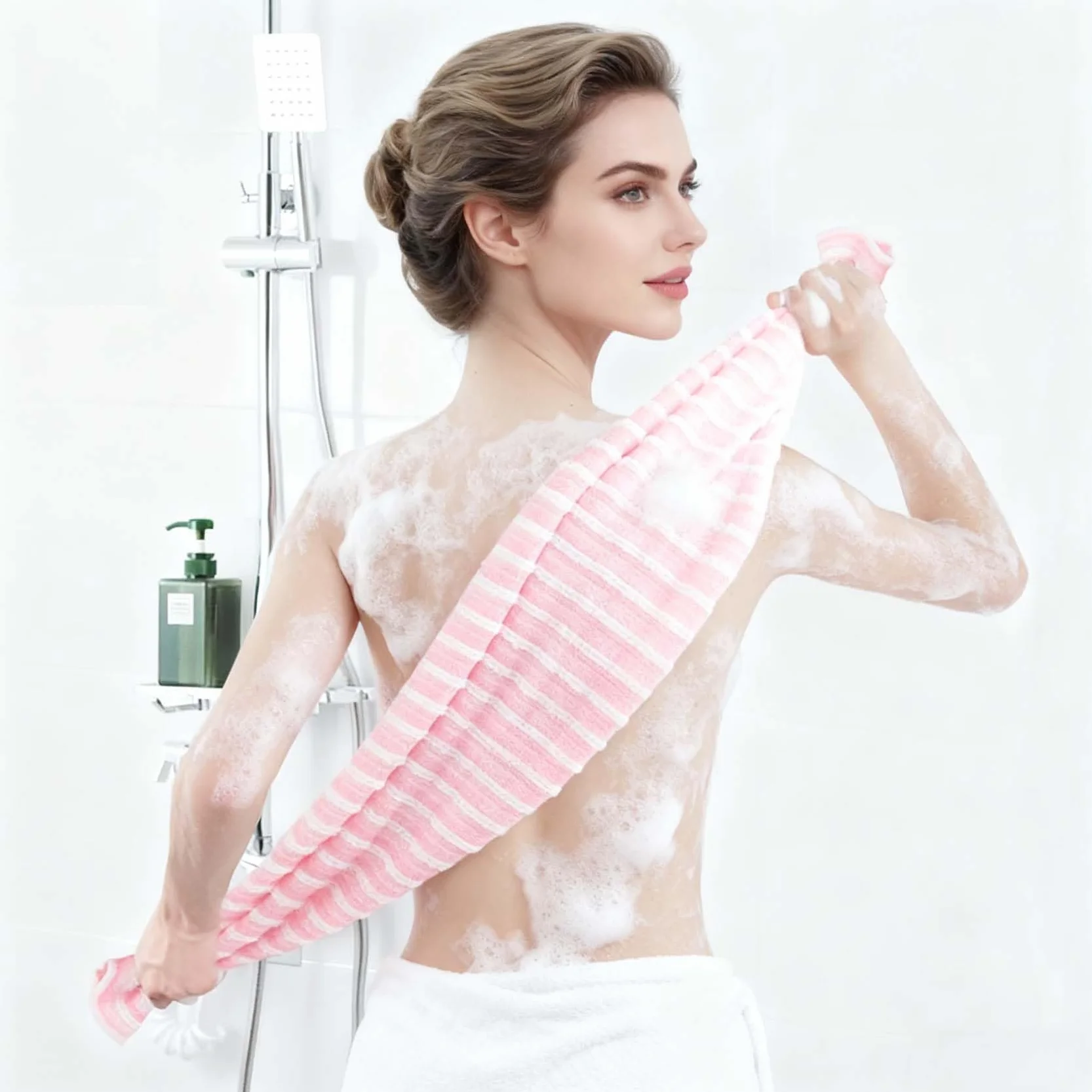 Serviette De Douche Exfoliante Ecovia 4PCS
