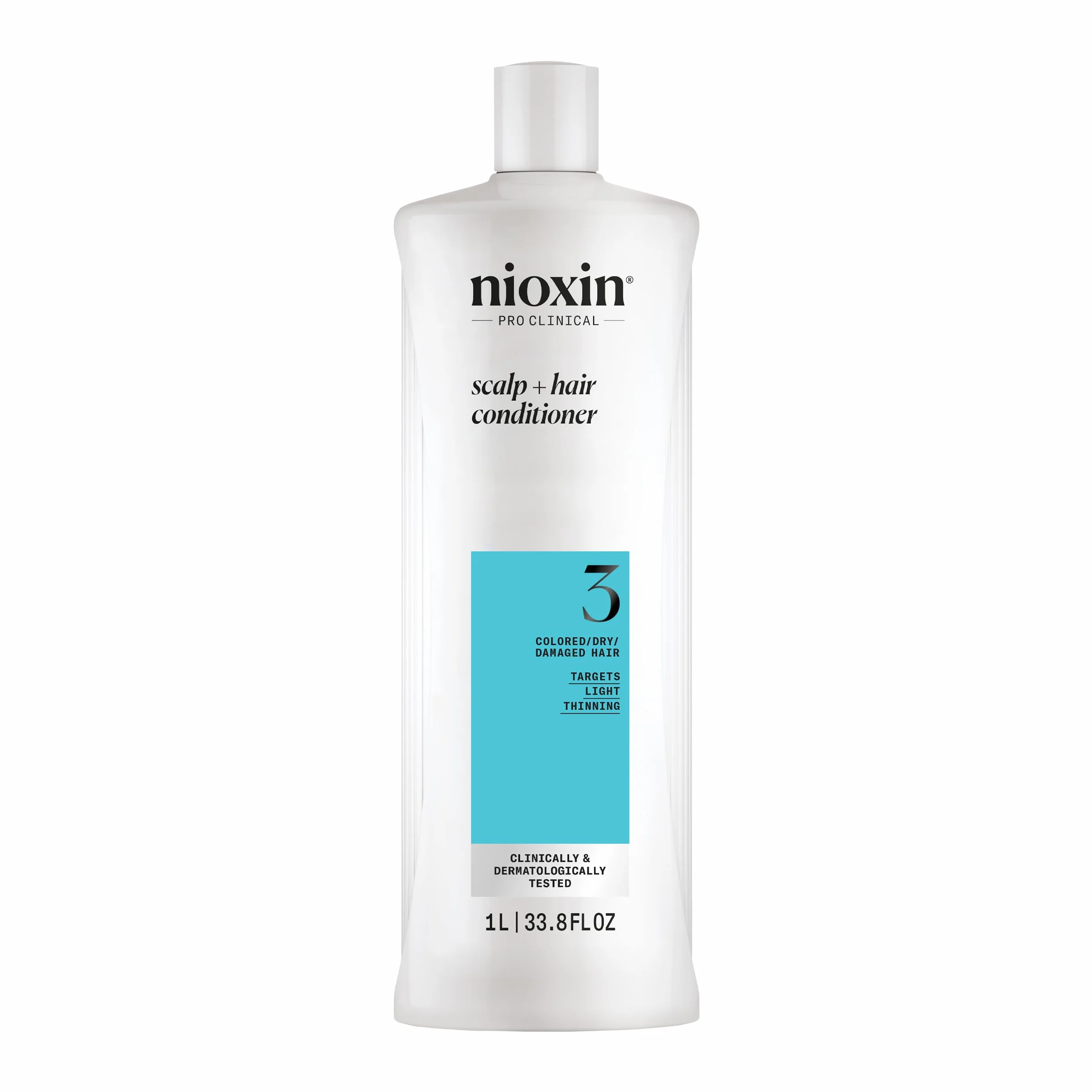 NIOXIN System 3 - pour Cheveux Colorés, Secs et Abîmés, Chute Modérée - Kit/Shampoing/Après-Shampoing/Soin pour Cuir Chevelu