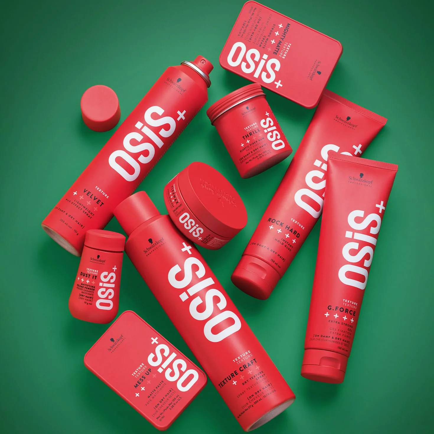 Schwarzkopf Professional OSiS Dust It Poudre Matifiante Cheveux Texturisante Volume Instantané Fixation Forte 10 g