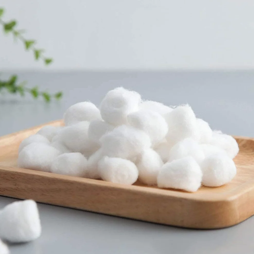 Boules de coton démaquillantes 300pcs pour usage domestique salon de beauté