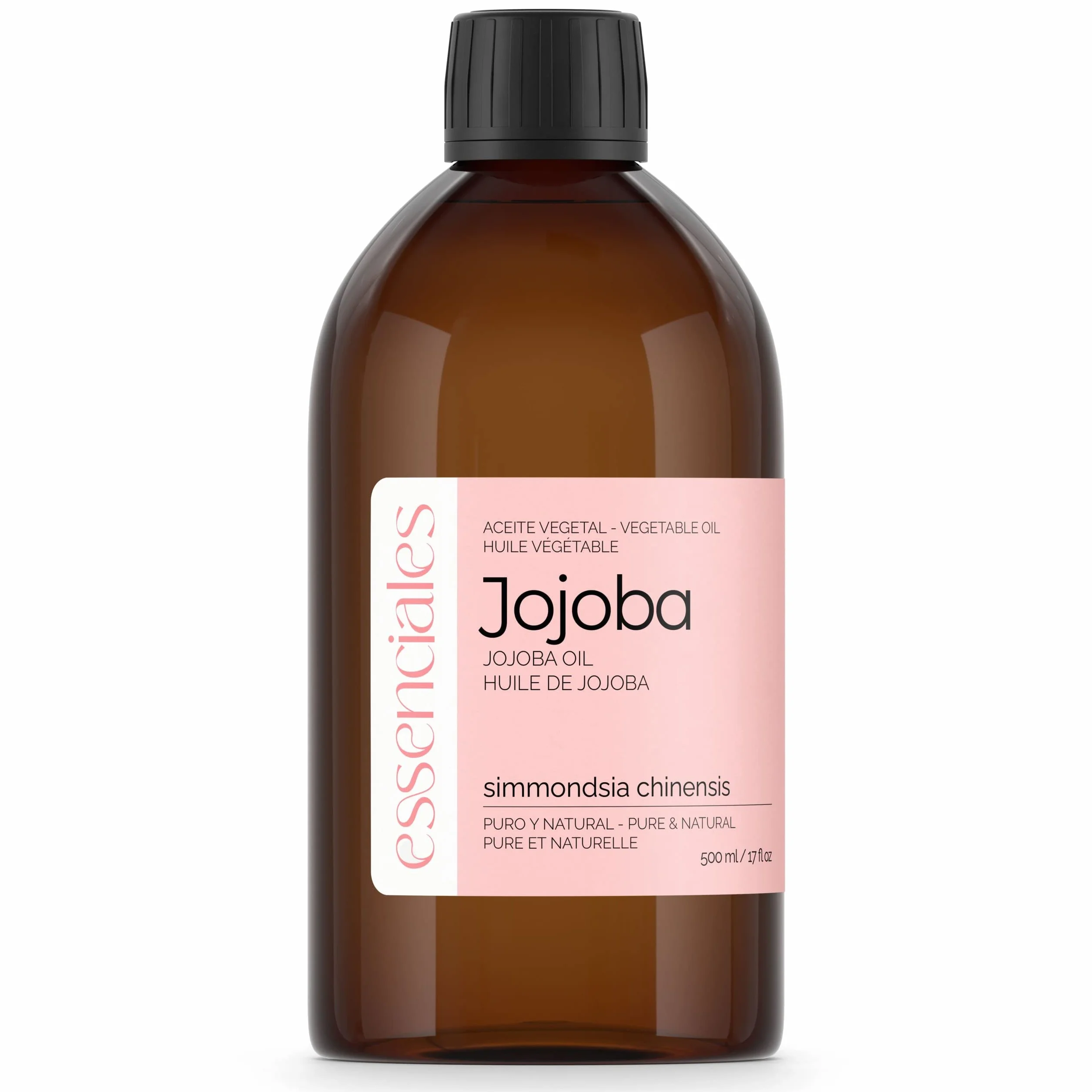 Huile végétale de Jojoba BIO 100% pure 500 ml - Simmondsia chinensis - Soin visage, corps et cheveux