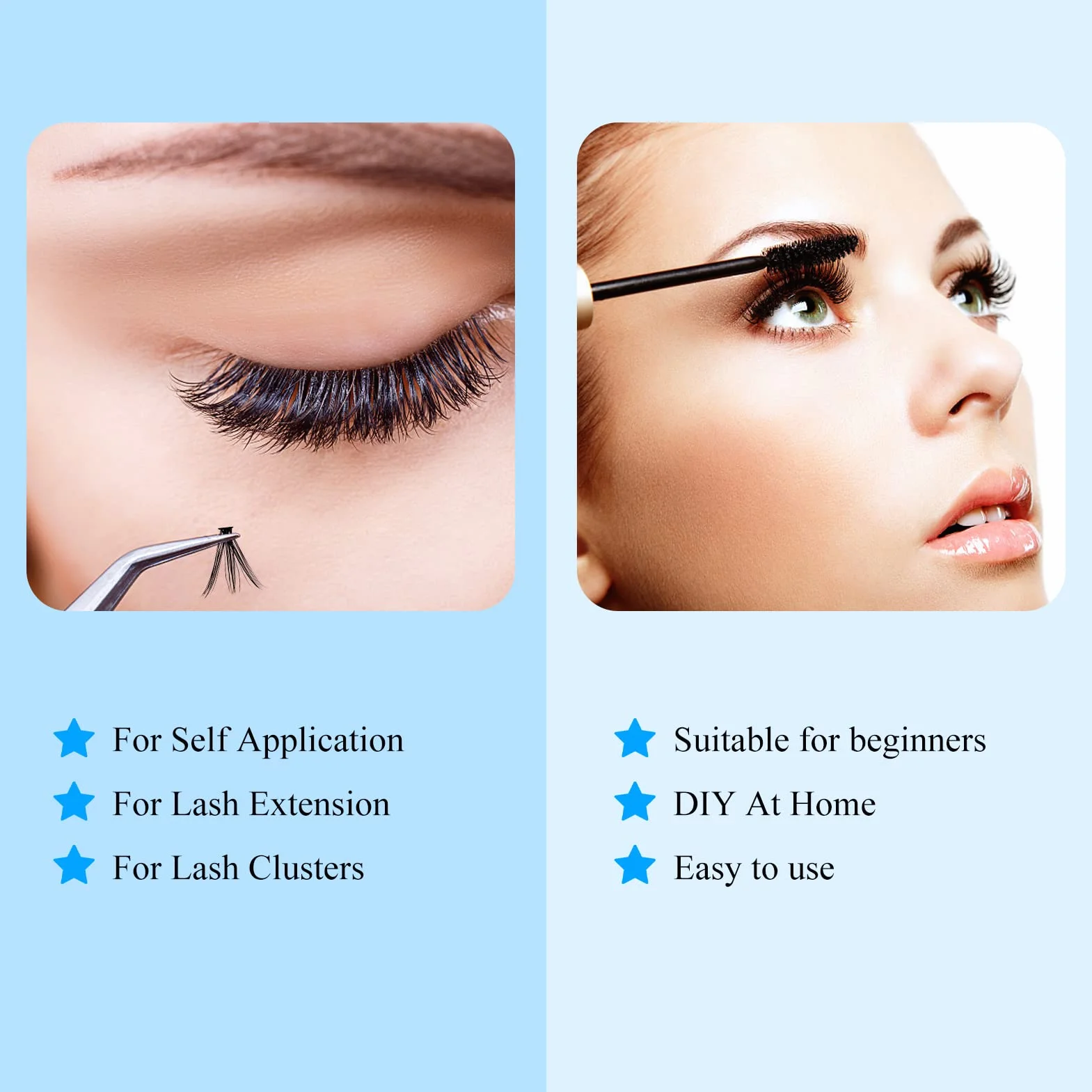 GEMERRY Colle à Cils Longue Durée 5ML Adhésif pour Extension Lash Imperméable
