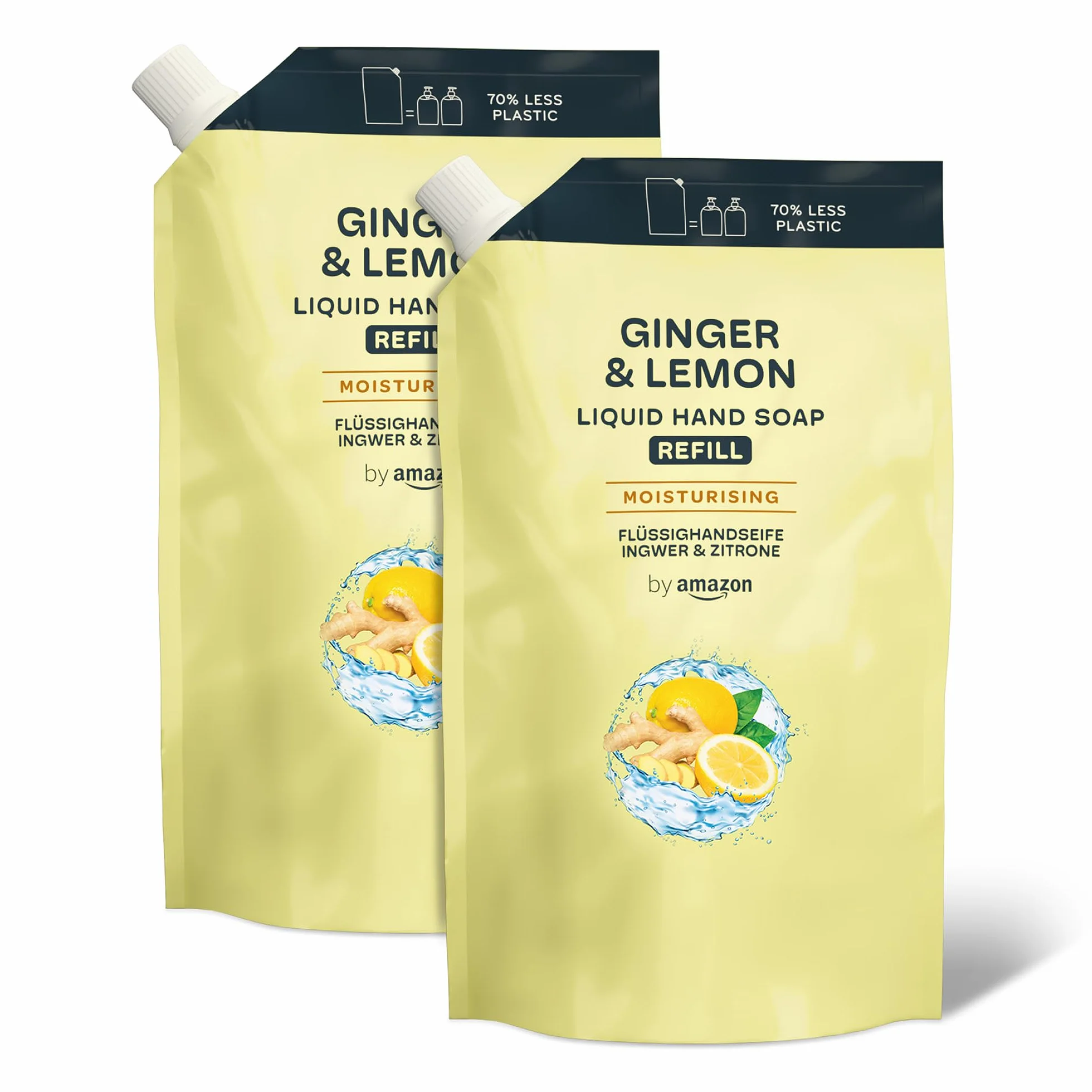 Savon pour les mains Gingembre et Citron 2 x1000ml