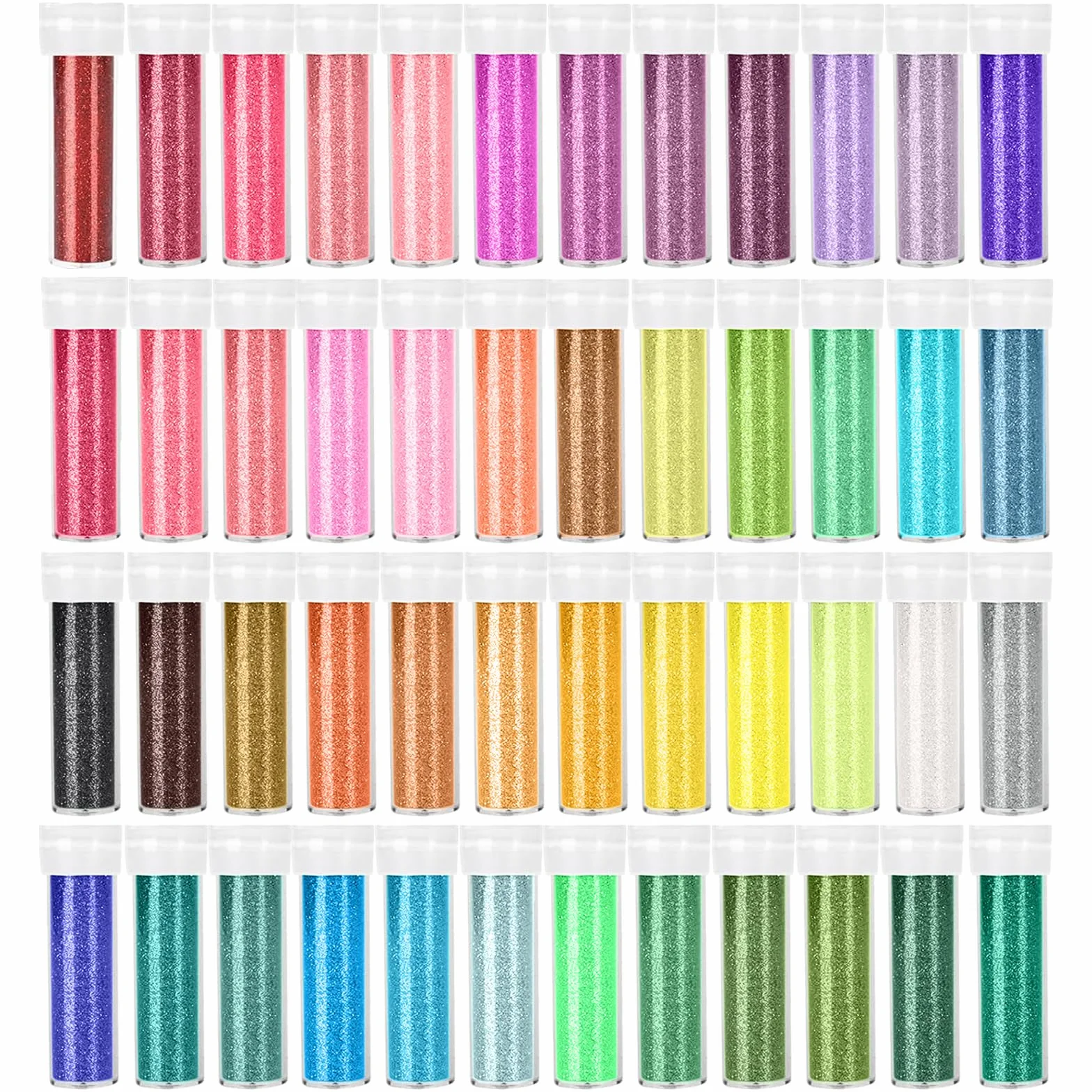 Poudre de Paillettes Nail Art 48 Couleurs 240 g Glitter Cosmétique Résine Époxy DIY