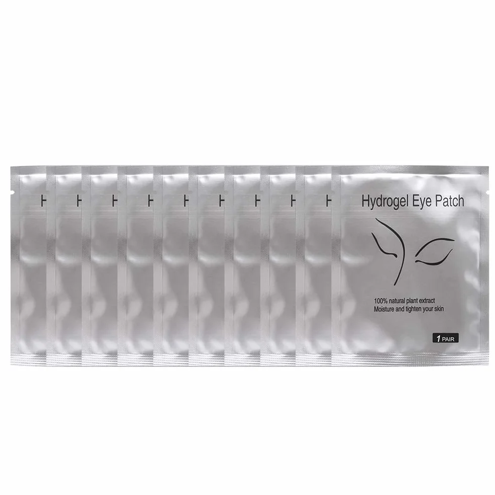 FADVAN 50 Paires Patch d'Extension de Cils Sous Outil de Beauté Gel Yeux