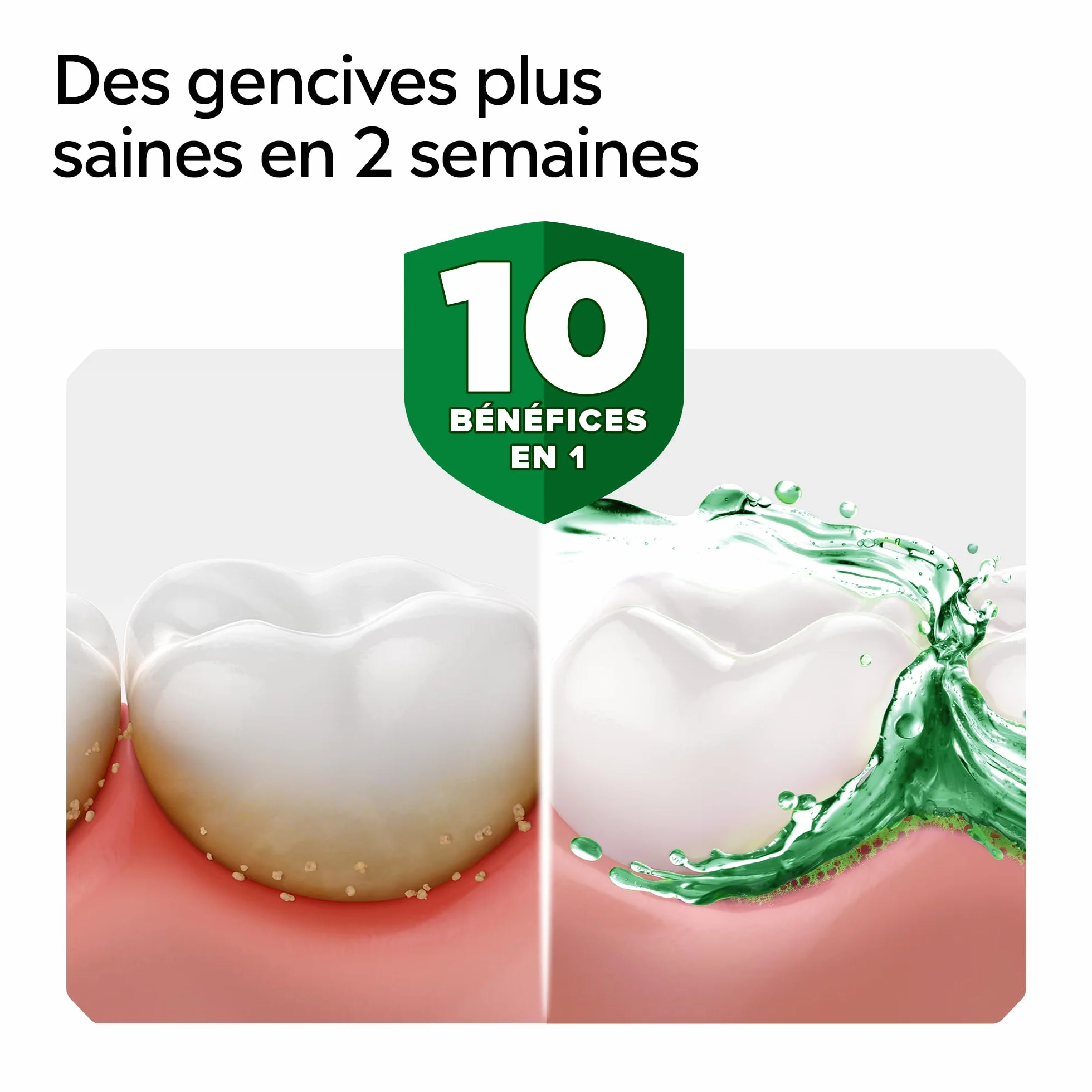 Listerine Bain de Bouche Total Care Dents et Gencives 500 ml Soin bucco-dentaire Haleine Fraîche