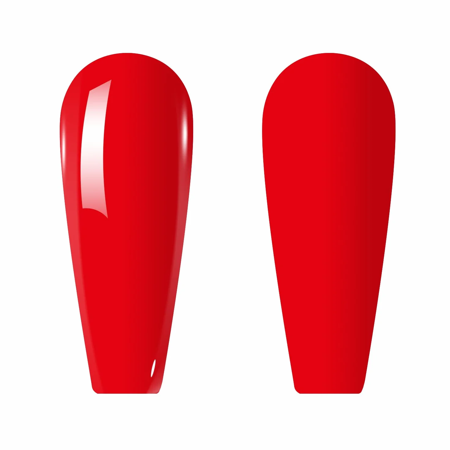 Vishine 8ml Vernis à Ongles Gel Semi Permanent Rouge-orangé Fluo UV LED L258