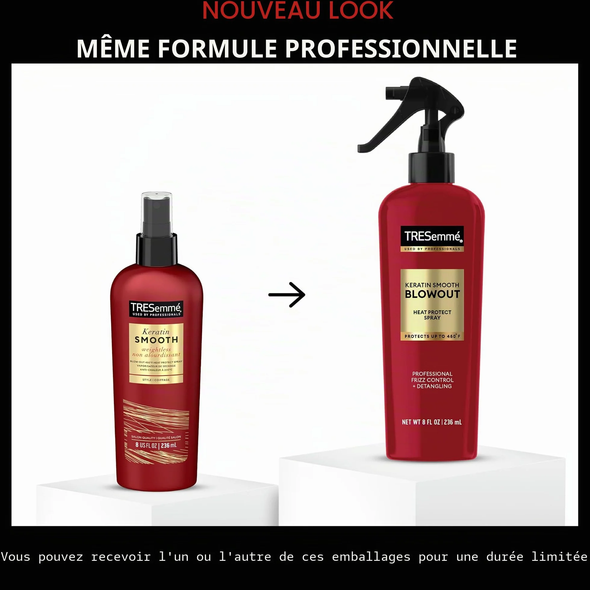 Tresemme Keratin Smooth Spray de protection contre la chaleur 235 ml