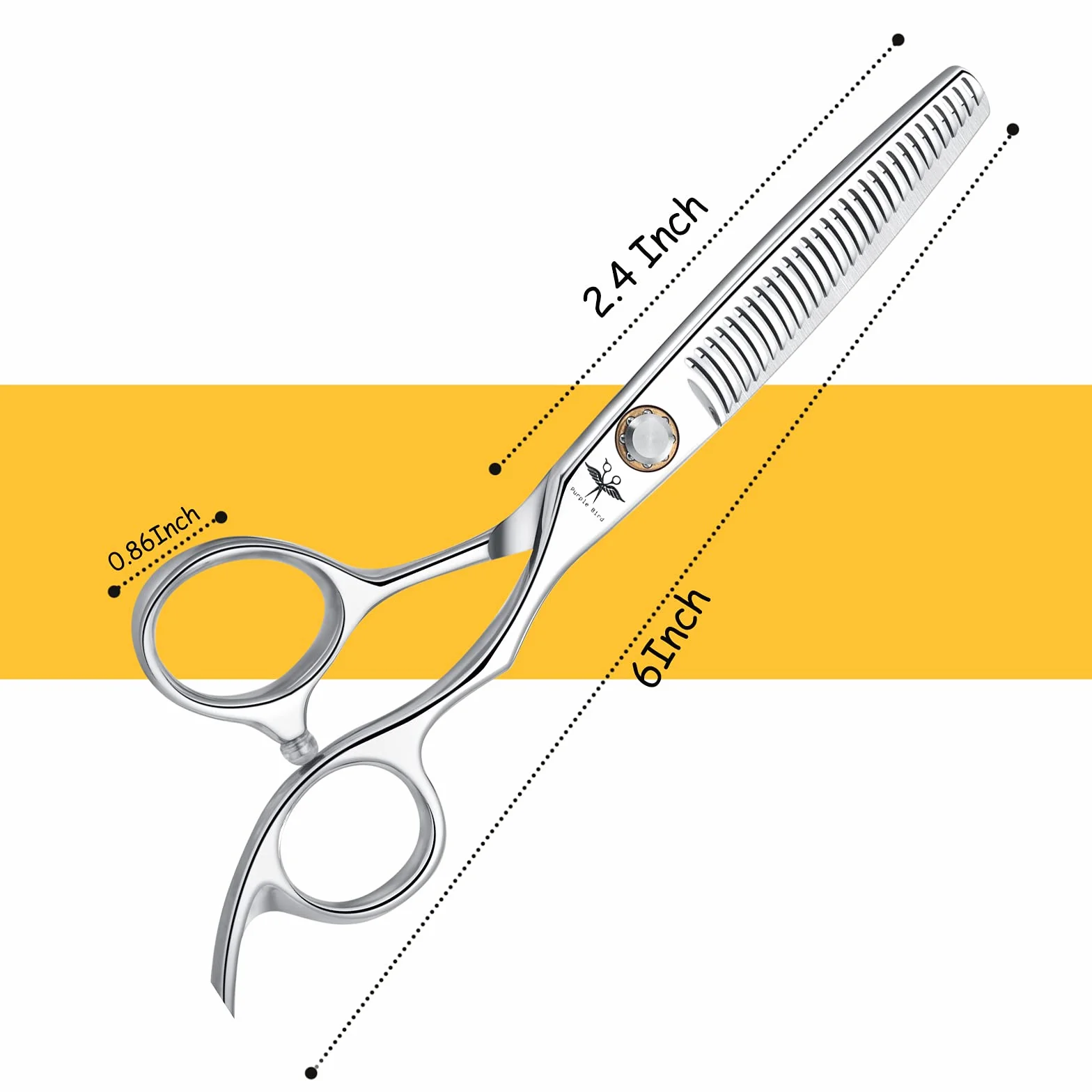 Ciseaux Coiffure Ddébutant Ciseaux Cheveux Professionnel Ciseaux Desepaississant Effileur Cheveux Taille 6 Pouces d'argent Acier Inoxydable Japonais 440c pour Coiffeur Etudiant Bébé Femme Homme