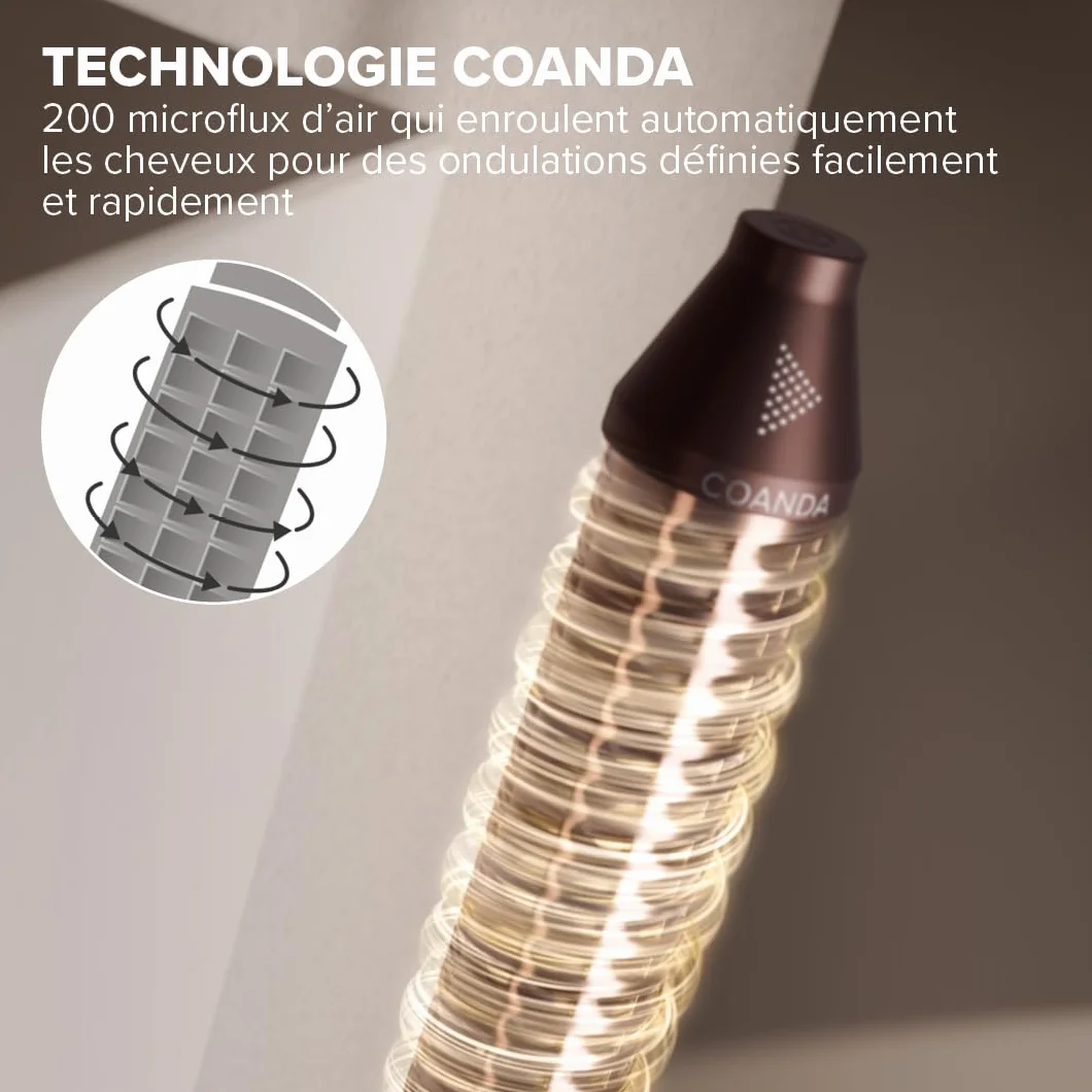 Bellissima Brosse Soufflante Styler Prodigy 1200W - Technologie Coanda - Boucles, Ondulations, Volume - 3 Températures - 6 Accessoires