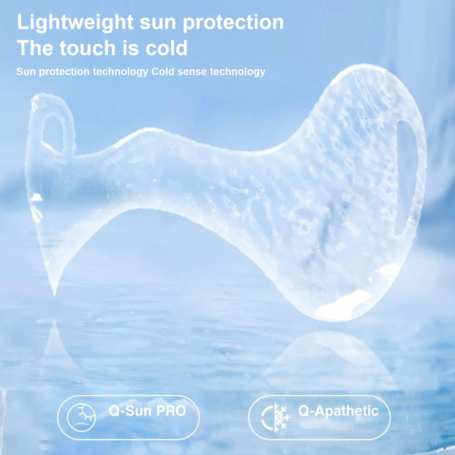 Masque de protection solaire anti-UV pour le nez – Bloque les UV pour activités extérieures